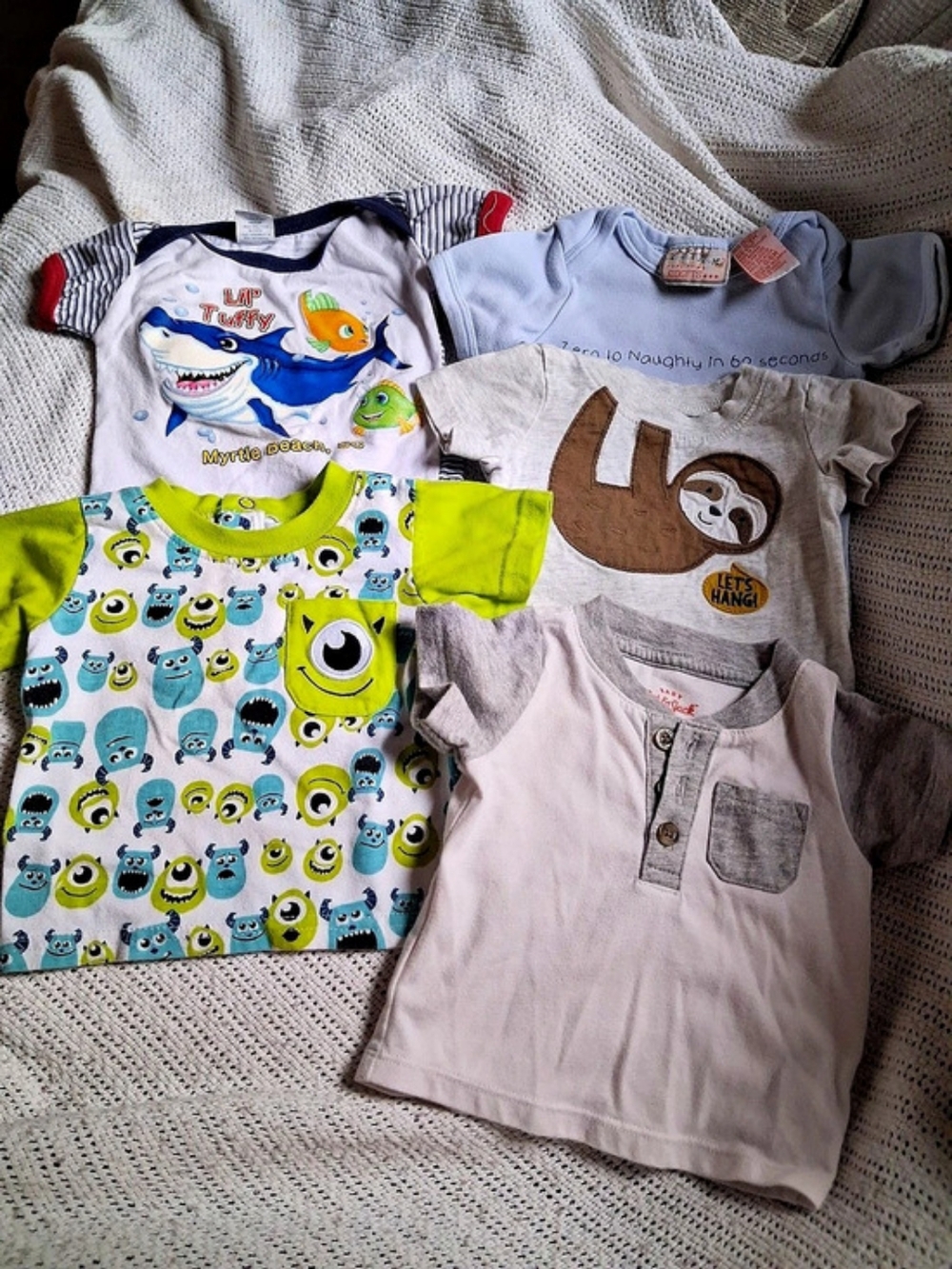 Boy 0-3m BUNDLE-5 tshirt
